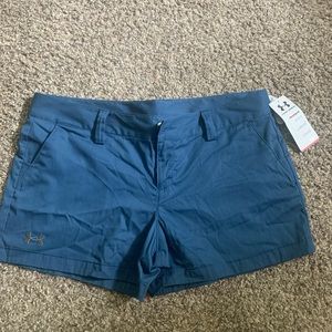 Women’s blue under armour shorts size 12